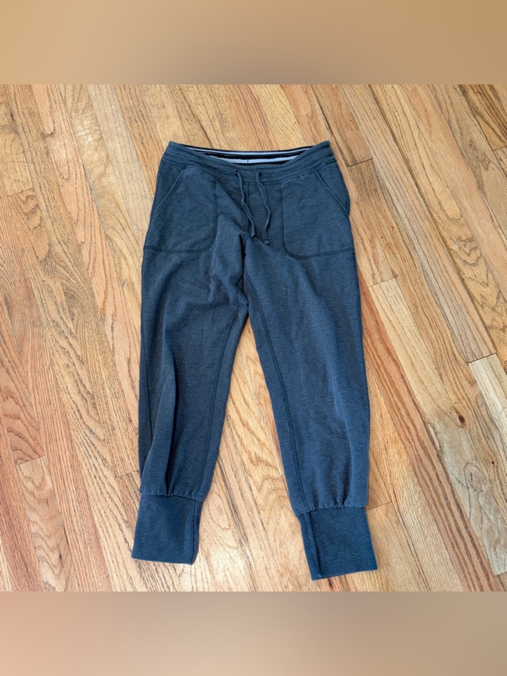 Patagonia Joggers Organic Cotton Dark Charcoal Gray Jogger Sweatpants XS